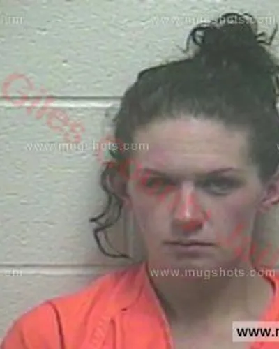 Booking photo of Kayla Schrimsher, Giles County, Apr 19, 2018