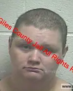 Booking photo of Misty Rose Brown, Giles County, Dec 3, 2019
