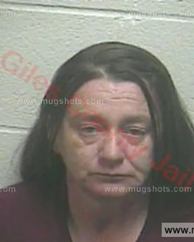 Booking photo of Sharon June Norwood, Giles County, Mar 18, 2016