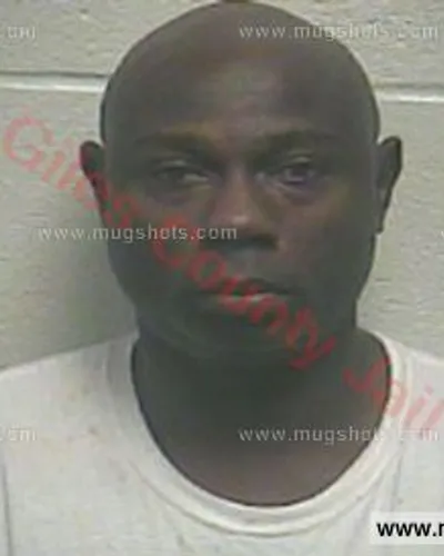 Booking photo of Thomas Wayne Bush, Giles County, Oct 5, 2015