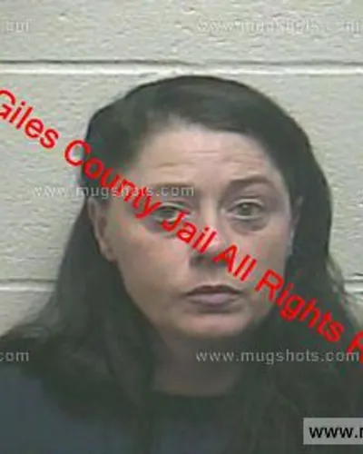 Booking photo of Misty Whary, Giles County, Jan 25, 2020