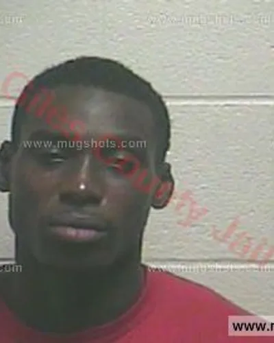 Booking photo of Timothy Dwayne Stevenson, Giles County, Sep 4, 2017