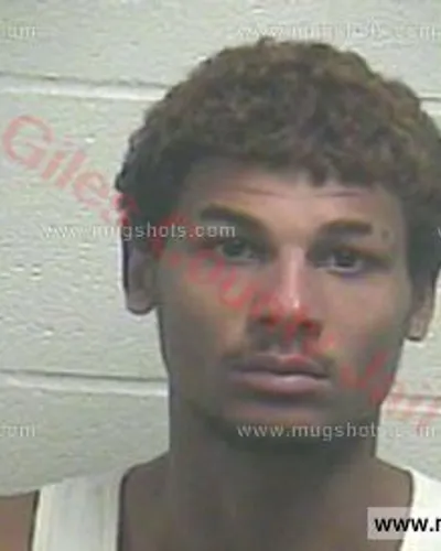 Booking photo of Calvin Marcoo Lindsey, Giles County, Feb 23, 2016