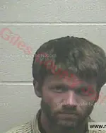 Booking photo of Derek Allen Bull, Giles County, Apr 13, 2017