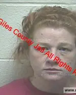Booking photo of Tammy Marie Bush, Giles County, Feb 15, 2019