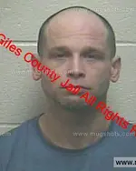 Booking photo of Michael Anthony Watts, Giles County, May 11, 2019