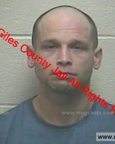 Booking photo of Michael Anthony Watts, Giles County, May 11, 2019