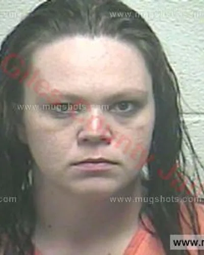 Booking photo of Amee Kristina Lawrence, Giles County, Mar 14, 2017