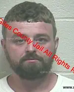 Booking photo of Benjamin Abraham Britton, Giles County, Sep 28, 2019