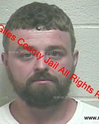 Booking photo of Benjamin Britton, Giles County, Sep 28, 2019
