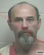 Booking photo of Donald Gene Justice, Giles County, Aug 17, 2017