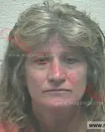 Booking photo of Della Whitworth Corbin, Giles County, Mar 25, 2017