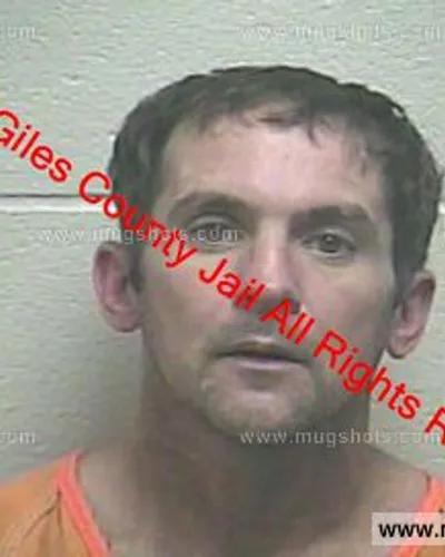 Booking photo of Casey Dean Luffman, Giles County, Jan 25, 2019