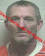 Booking photo of Terry Lee Harville, Giles County, Apr 21, 2020