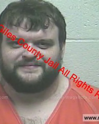 Booking photo of David Robins, Giles County, Apr 12, 2019