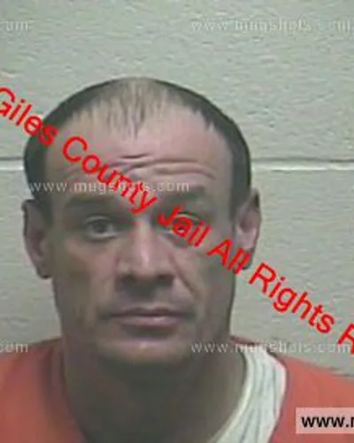 Booking photo of CHAD S LUNA, Giles County, Feb 13, 2020