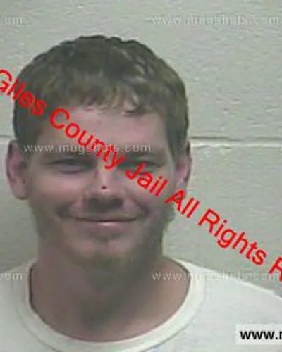 Booking photo of Jonathan Lee Thornton, Giles County, Sep 27, 2019