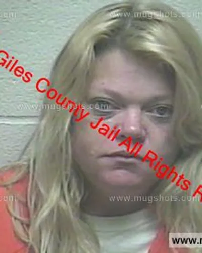 Booking photo of Elizabeth Campbell, Giles County, Mar 3, 2019
