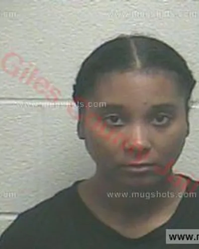 Booking photo of Tia Crider, Giles County, Jun 2, 2018