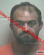Booking photo of Mark Aaron Rogers, Giles County, Nov 19, 2019