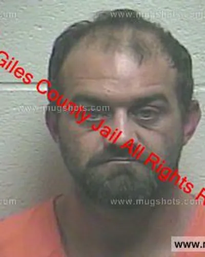 Booking photo of Mark Aaron Rogers, Giles County, Nov 19, 2019