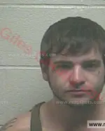 Booking photo of Matthew Douglas Nattress, Giles County, Oct 23, 2017