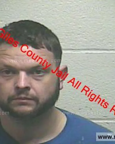 Booking photo of Brian Lanier, Giles County, Mar 3, 2020