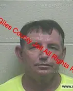 Booking photo of Timothy Merl Green, Giles County, Dec 25, 2018