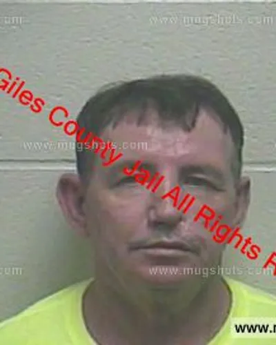 Booking photo of Timothy Merl Green, Giles County, Dec 25, 2018