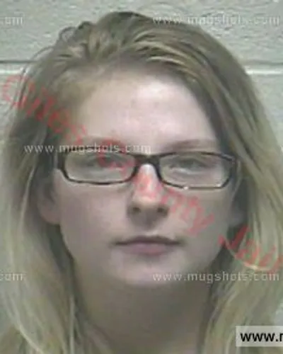 Booking photo of Ashlyn Danielle Hall, Giles County, Aug 23, 2017