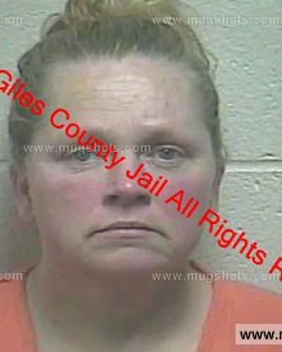 Booking photo of Linda Ihle, Giles County, Feb 23, 2019