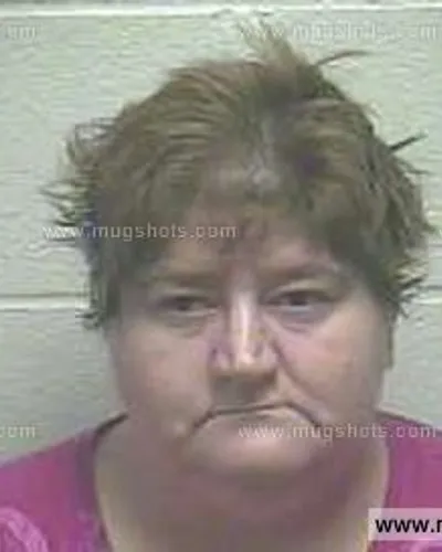 Booking photo of Melanie Payne, Giles County, Mar 22, 2013