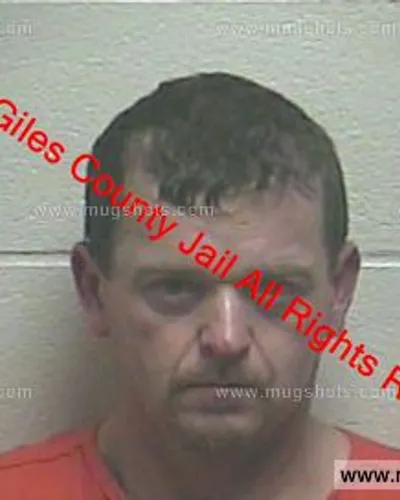Booking photo of Joshua Atchley, Giles County, Mar 13, 2020