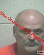 Booking photo of Robert Thomas Adams, Giles County, Dec 25, 2018