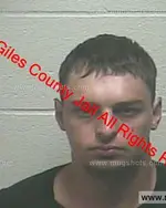 Booking photo of Kaine Joseph Chamberlin, Giles County, Sep 27, 2019