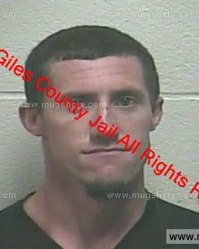 Booking photo of Brian Schrimsher, Giles County, Sep 28, 2019