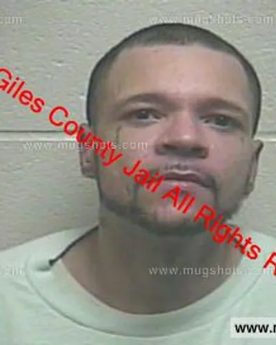 Booking photo of Christopher Griffis, Giles County, Jan 22, 2020