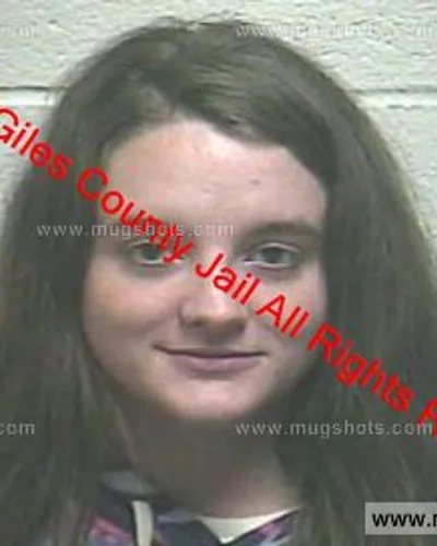 Booking photo of Mariah Cook, Giles County, Jan 14, 2020