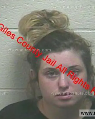 Booking photo of Ariella Berlin, Giles County, Sep 28, 2019