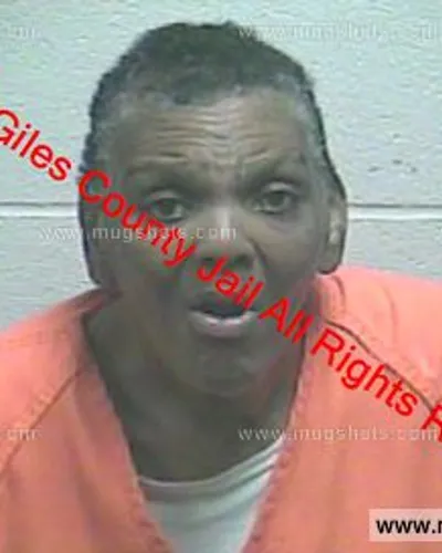 Booking photo of Trina White, Giles County, Feb 25, 2020