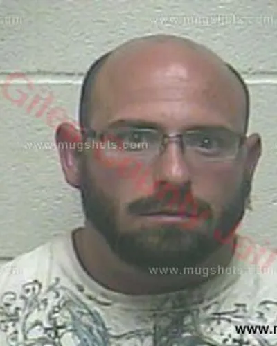 Booking photo of Kurt Allen Brymer, Giles County, Sep 10, 2017