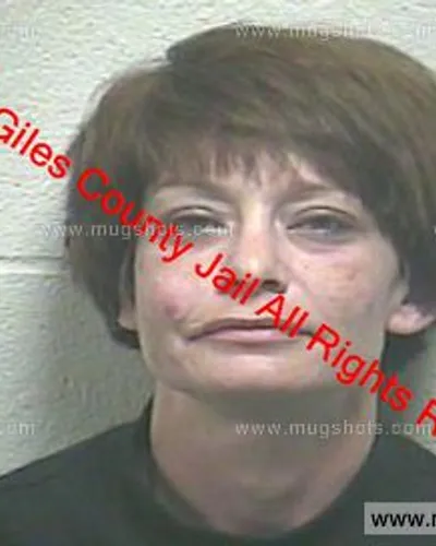Booking photo of Regina Gurley, Giles County, Apr 9, 2019