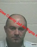 Booking photo of Andel Garcia, Giles County, Jan 12, 2020