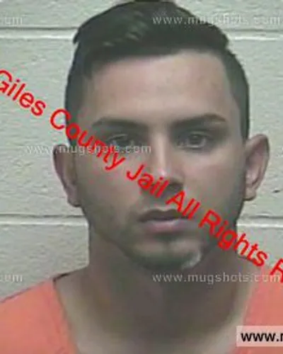 Booking photo of Humberto Gonzalez, Giles County, Mar 26, 2020