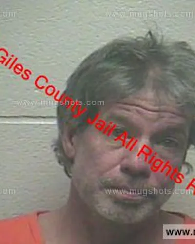 Booking photo of Thomas Wiggins, Giles County, Feb 17, 2019