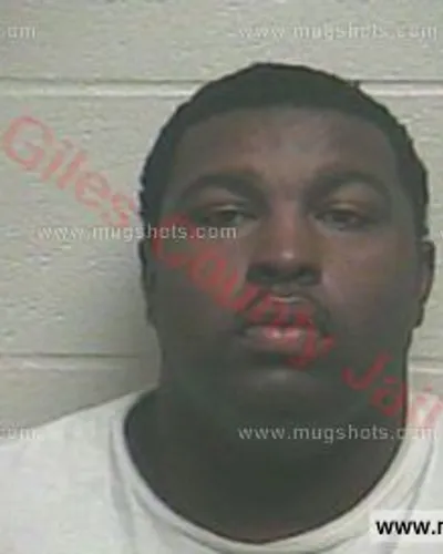 Booking photo of Curtis Montgomery, Giles County, Nov 12, 2017