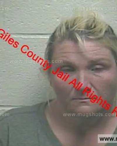Booking photo of Elizabeth Ann Green, Giles County, Apr 23, 2019