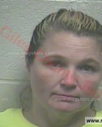 Booking photo of Angela Duncan, Giles County, Feb 2, 2016