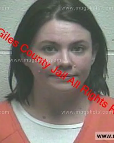 Booking photo of Aimie Young, Giles County, Feb 7, 2020