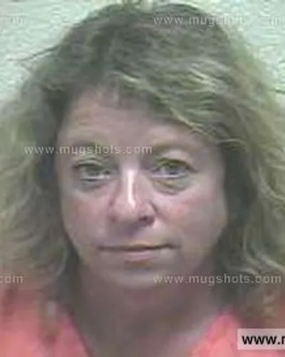 Booking photo of Donna Dzoba, Giles County, Oct 13, 2014